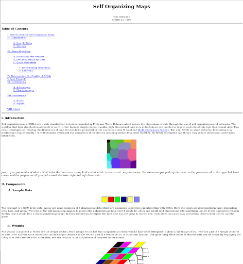 example of a page with web slices